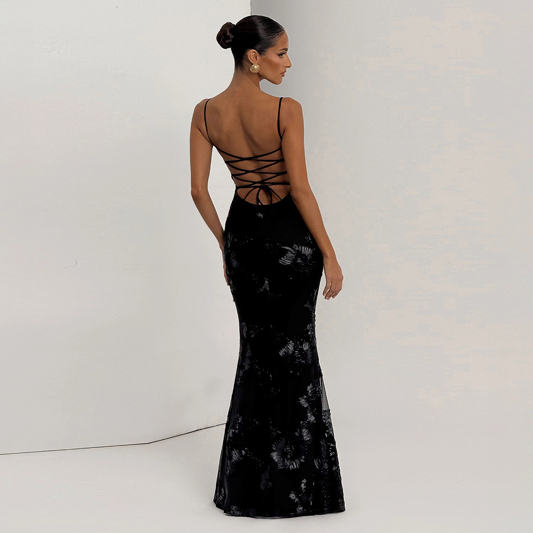 One-Shoulder Sleeveless High Waist Bodycon Dress