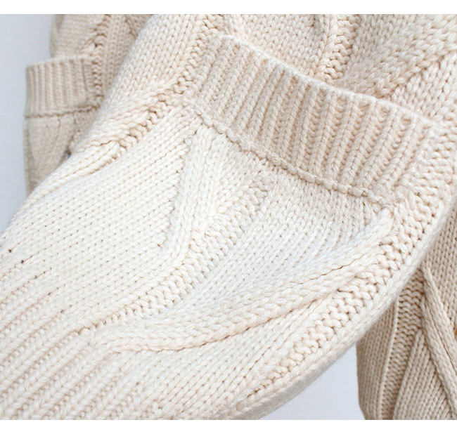 Polyester Open Front Cardigan Outerwear