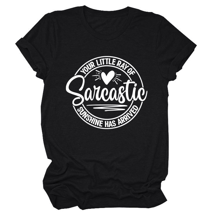 Ladies Geometric V Neck T-shirt