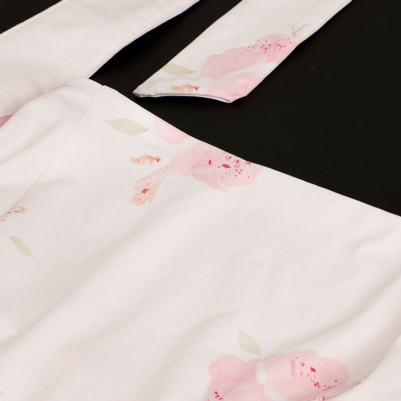 Slimming One-Shoulder Botanical Dress