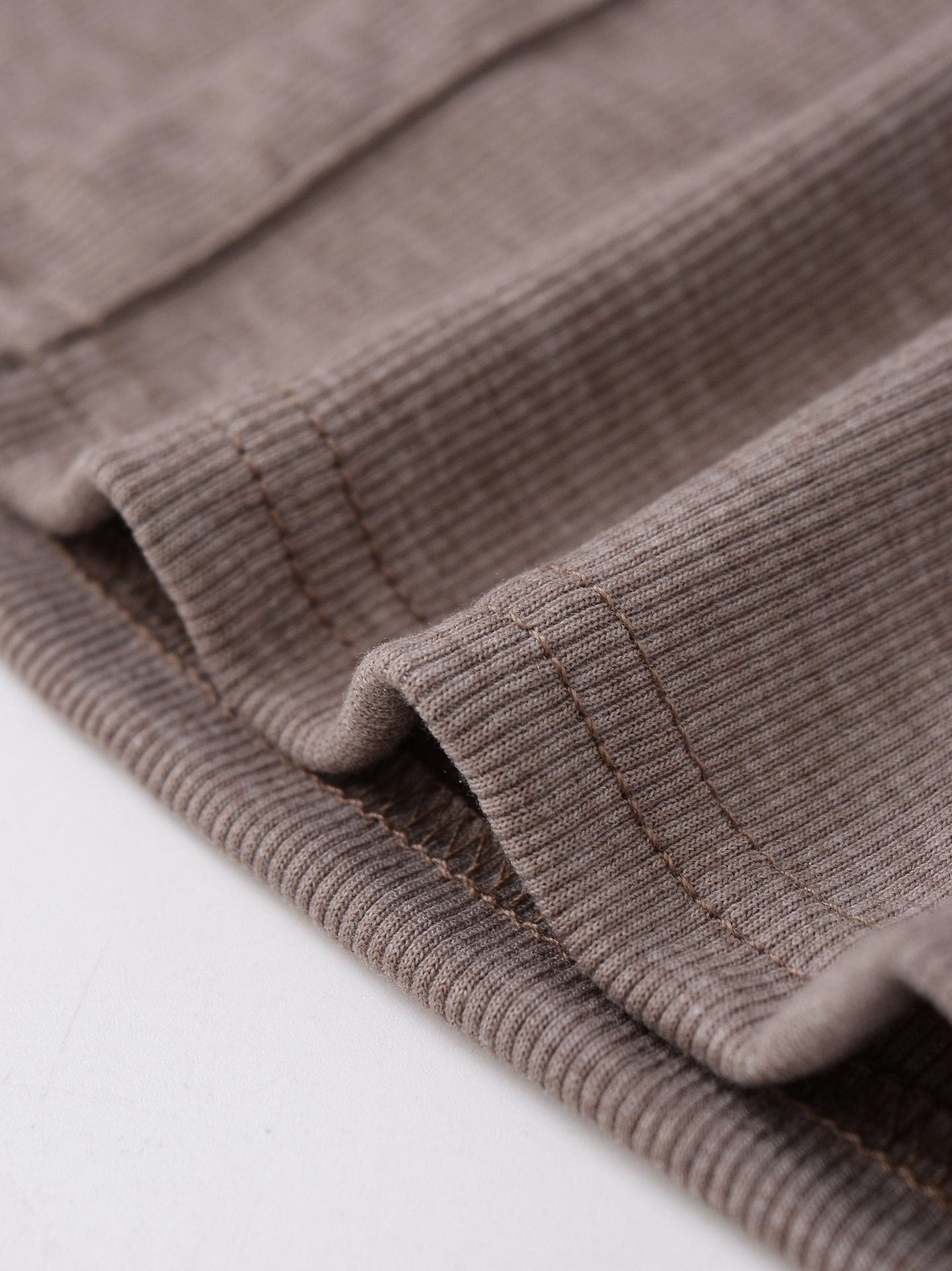 Polyester Spandex Full Sleeve Overlay Round Neck Tee
