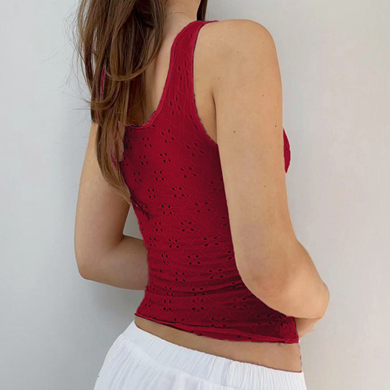 Strapless Polyester Tie-Front Vest