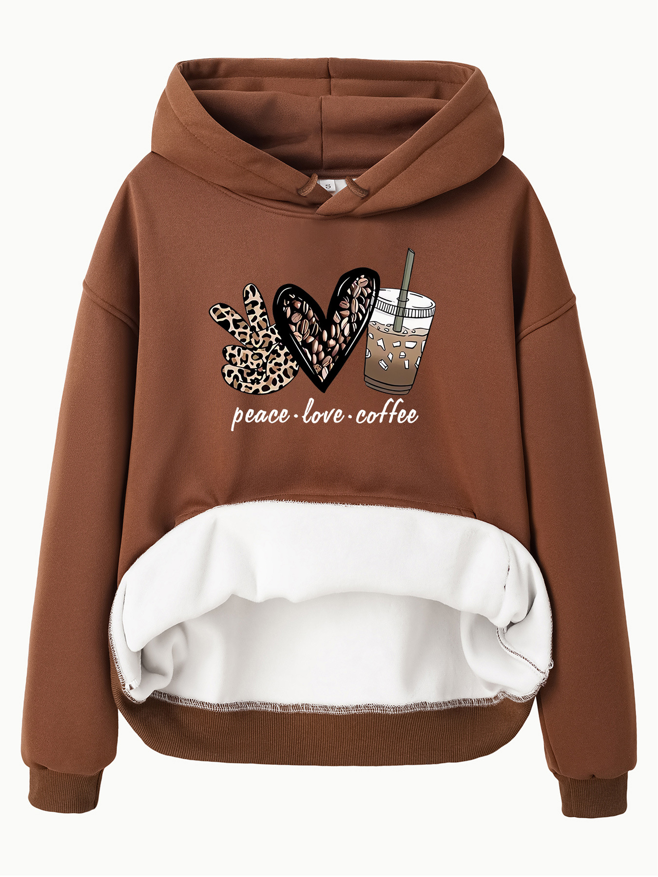 Loose Fit Printed Street Hoodie