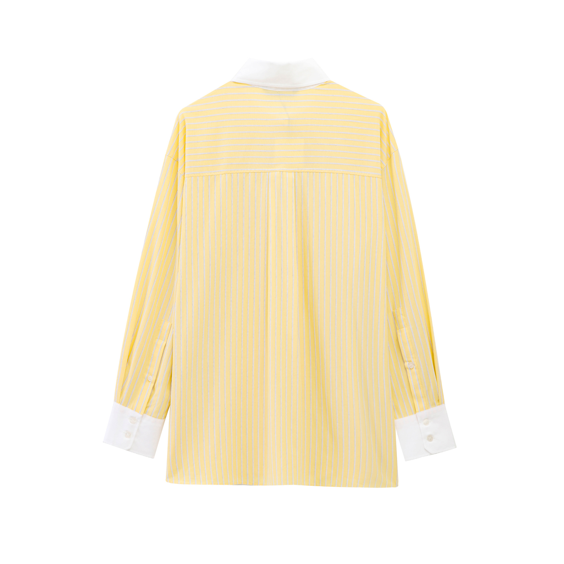 Ladies Oversized Grid Full Sleeve Shirt