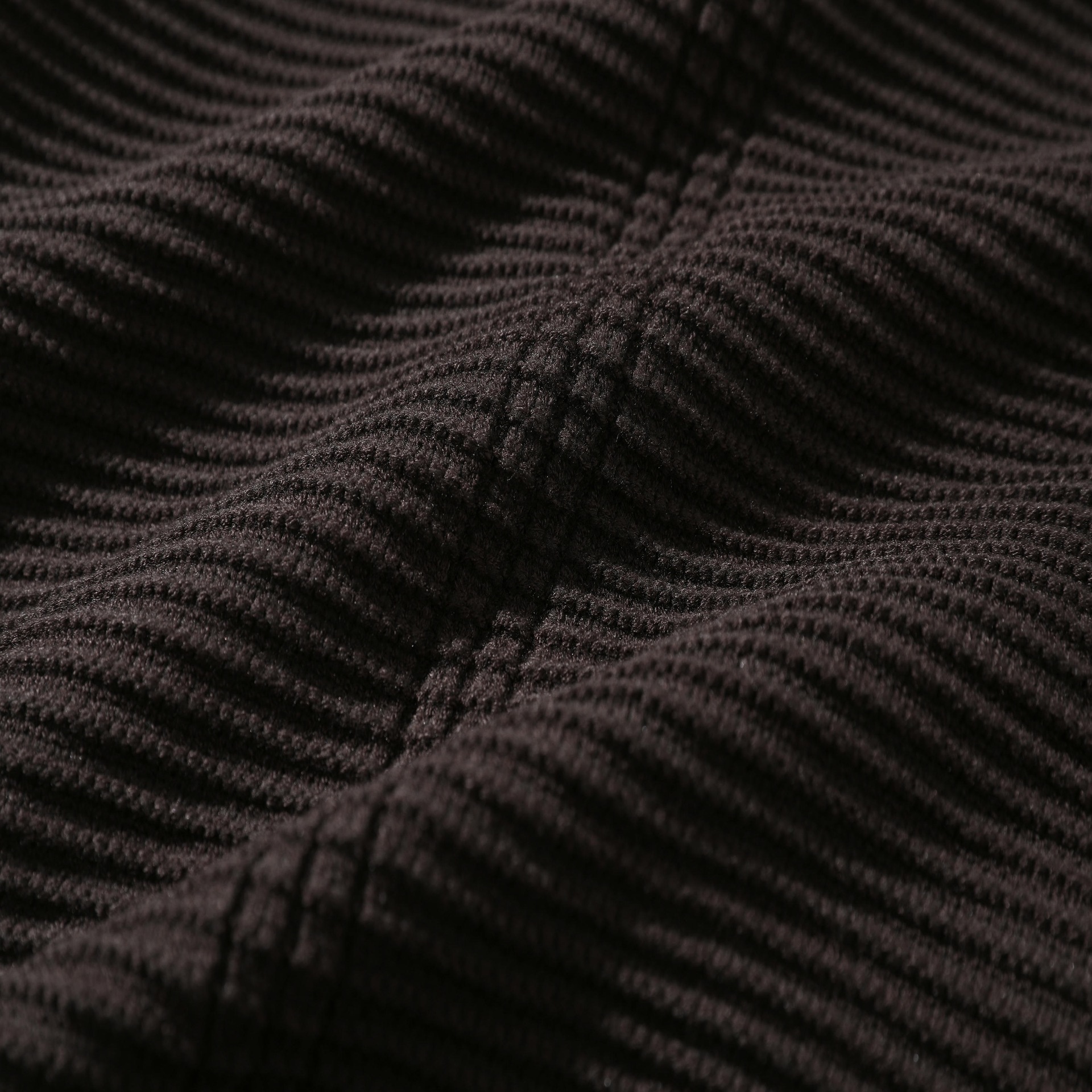 Japanese Workwear Nylon Jacquard Long Sleeve Oversized Cardigan