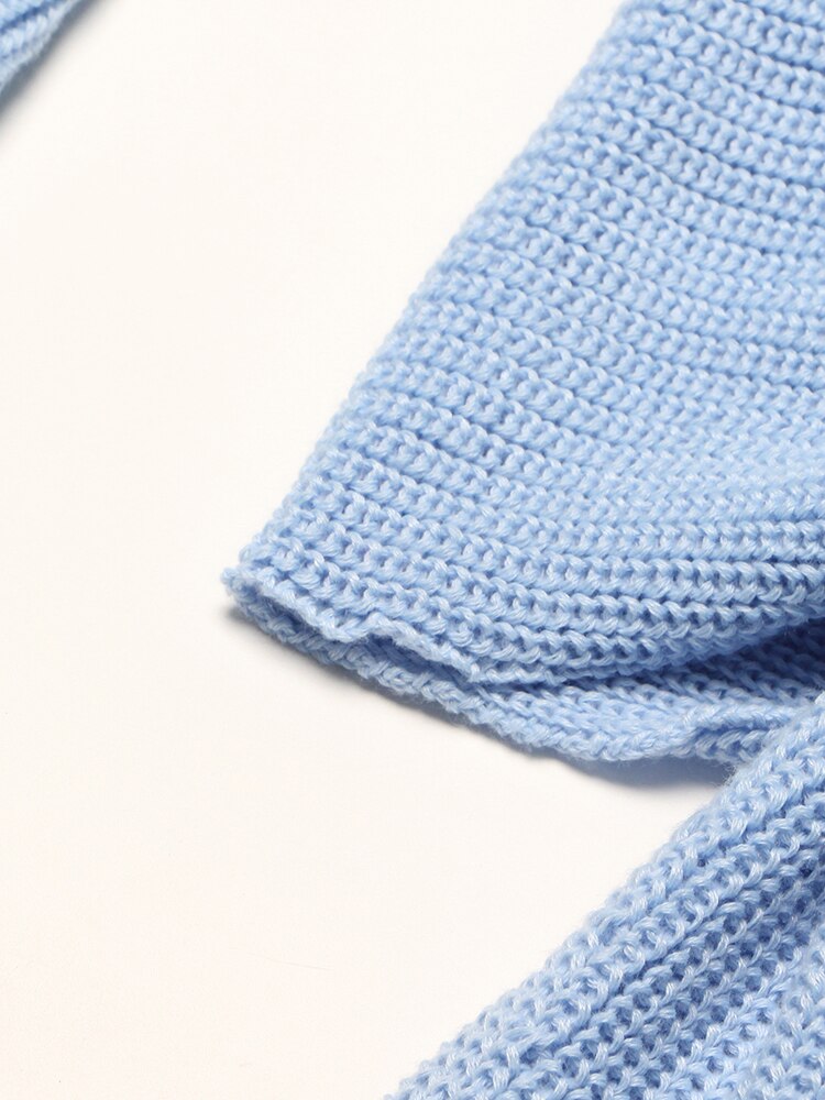 Ladies Open Back Knit Pullover Sweater