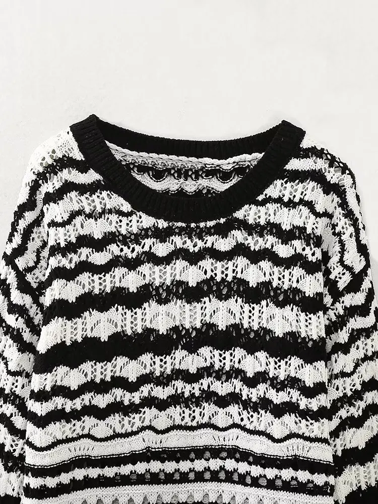 Ladies Polyester Cutout Short Pullover