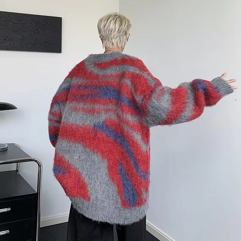 Men's Slouchy Drop Shoulder Banded Sweater
