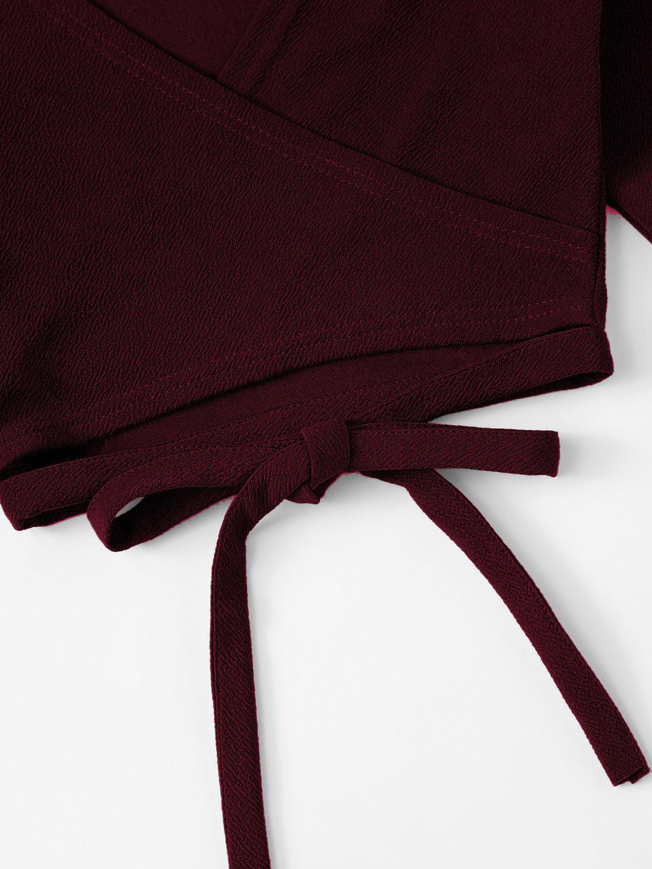Ladies' V-Neck Long Sleeve Relaxed Top