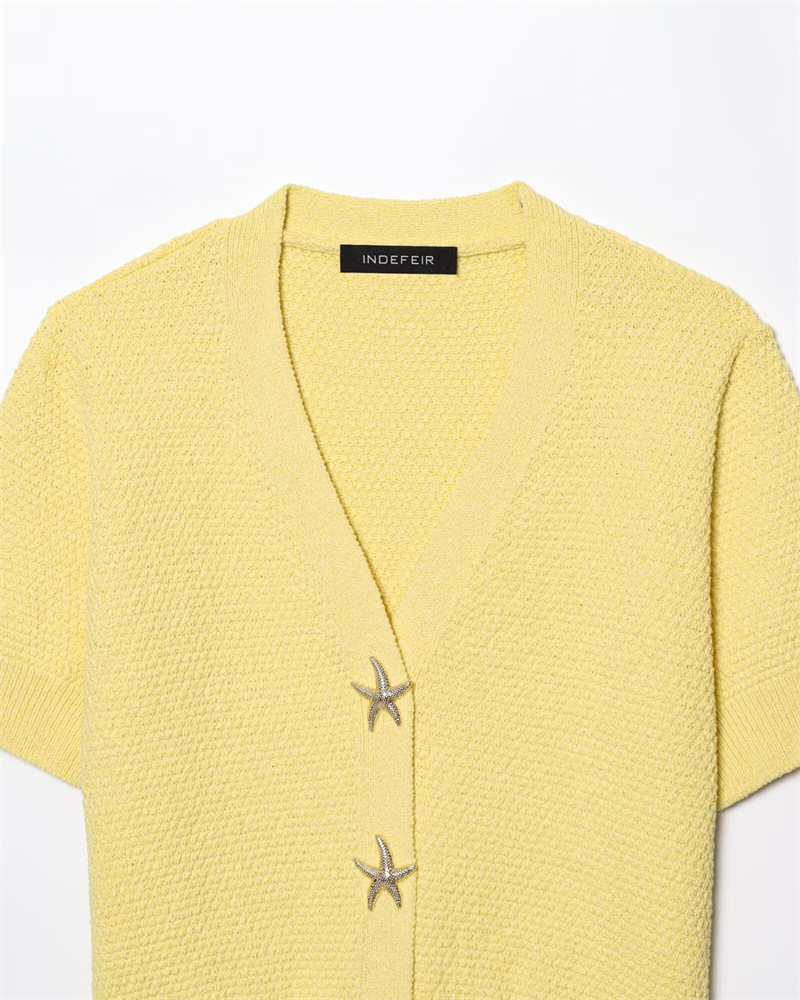 British Regular Fit Plain Crew 3/4 Sleeve Sweater