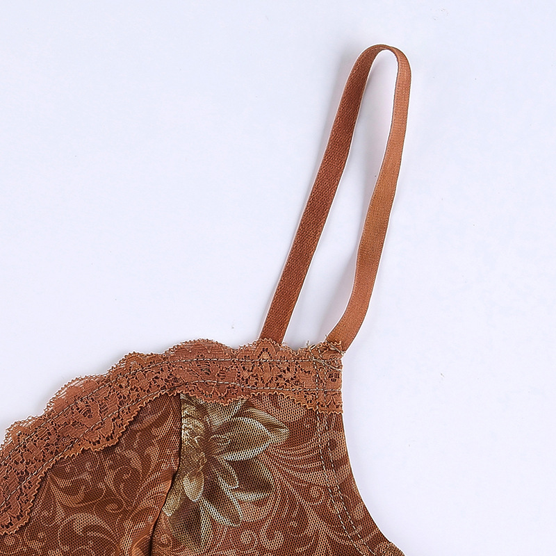 Ladies Sheer Plunge Shaping Vest