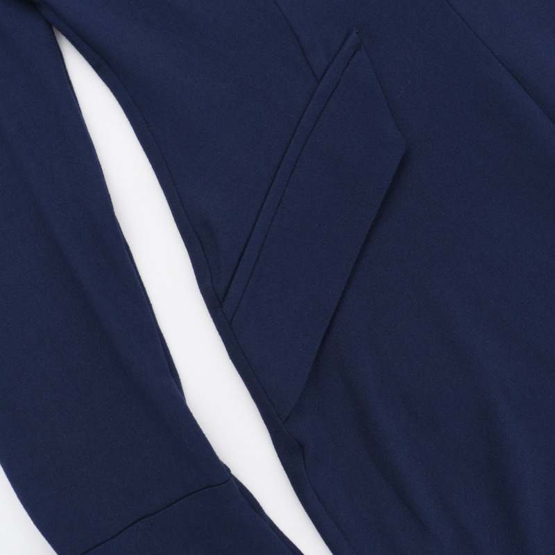 Tailored Round Neck High Waist Spandex Dress