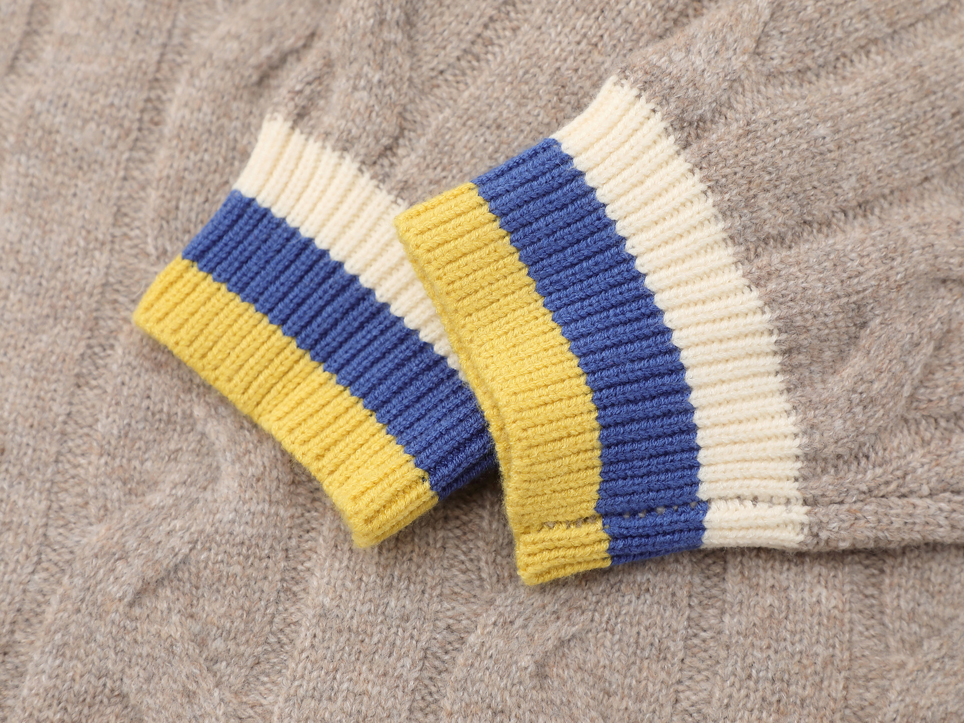 Retro Hooded Plunge Sweater