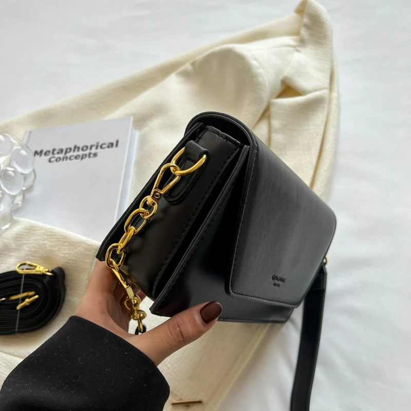 Ladies Olive PU Mini Satchel