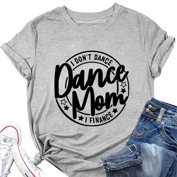 Geometric Pattern Round Neck T-Shirt