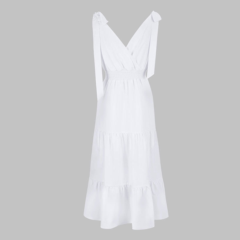 Plunging Cutout Fitted Ladies Party Dress