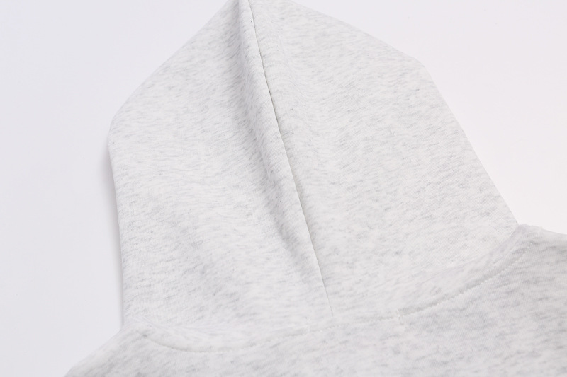 Oversized Streetwear Cotton Letter Print Sweatshirt with Hood
