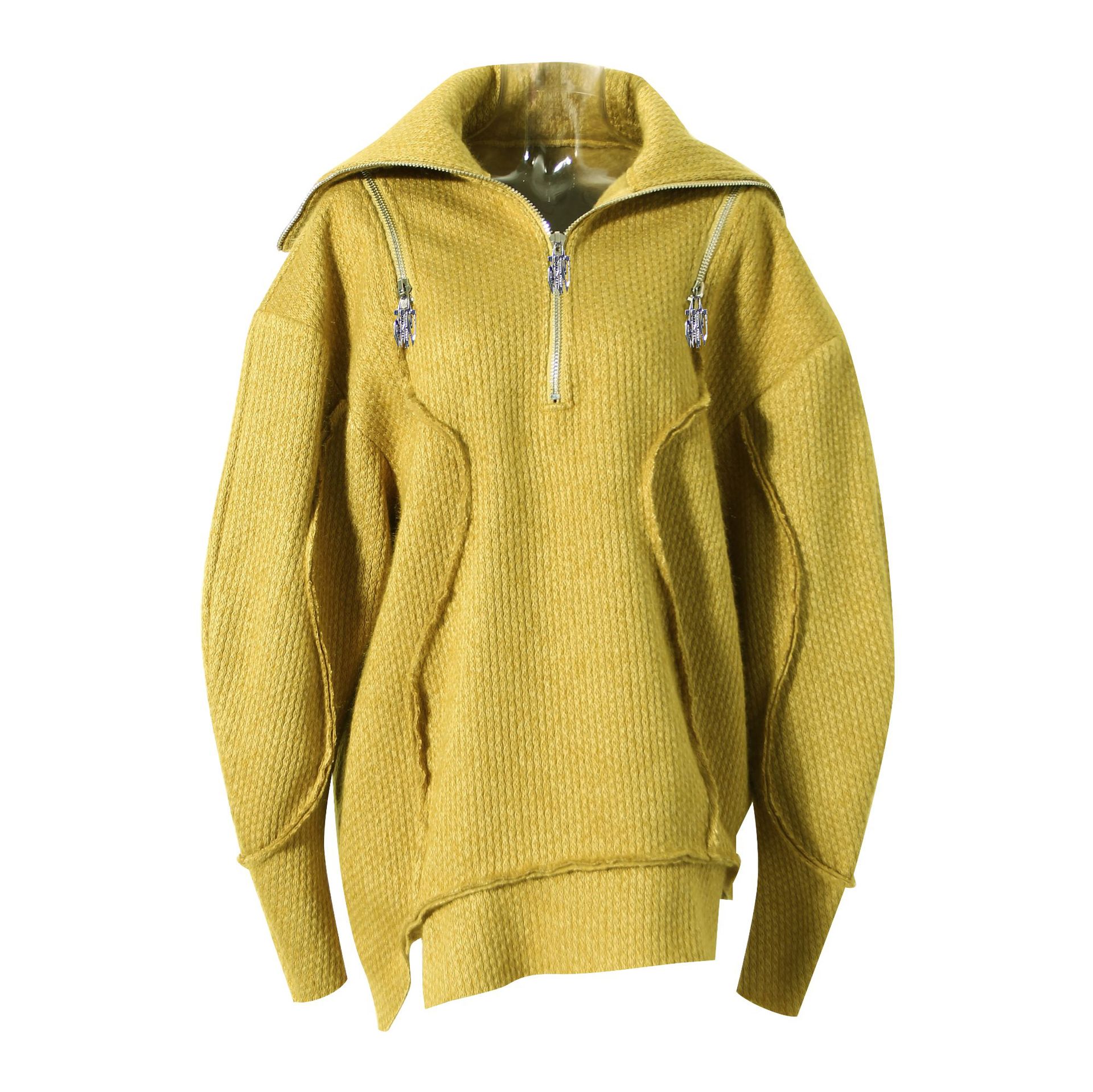 Hedging Oversized High Neck Sweater