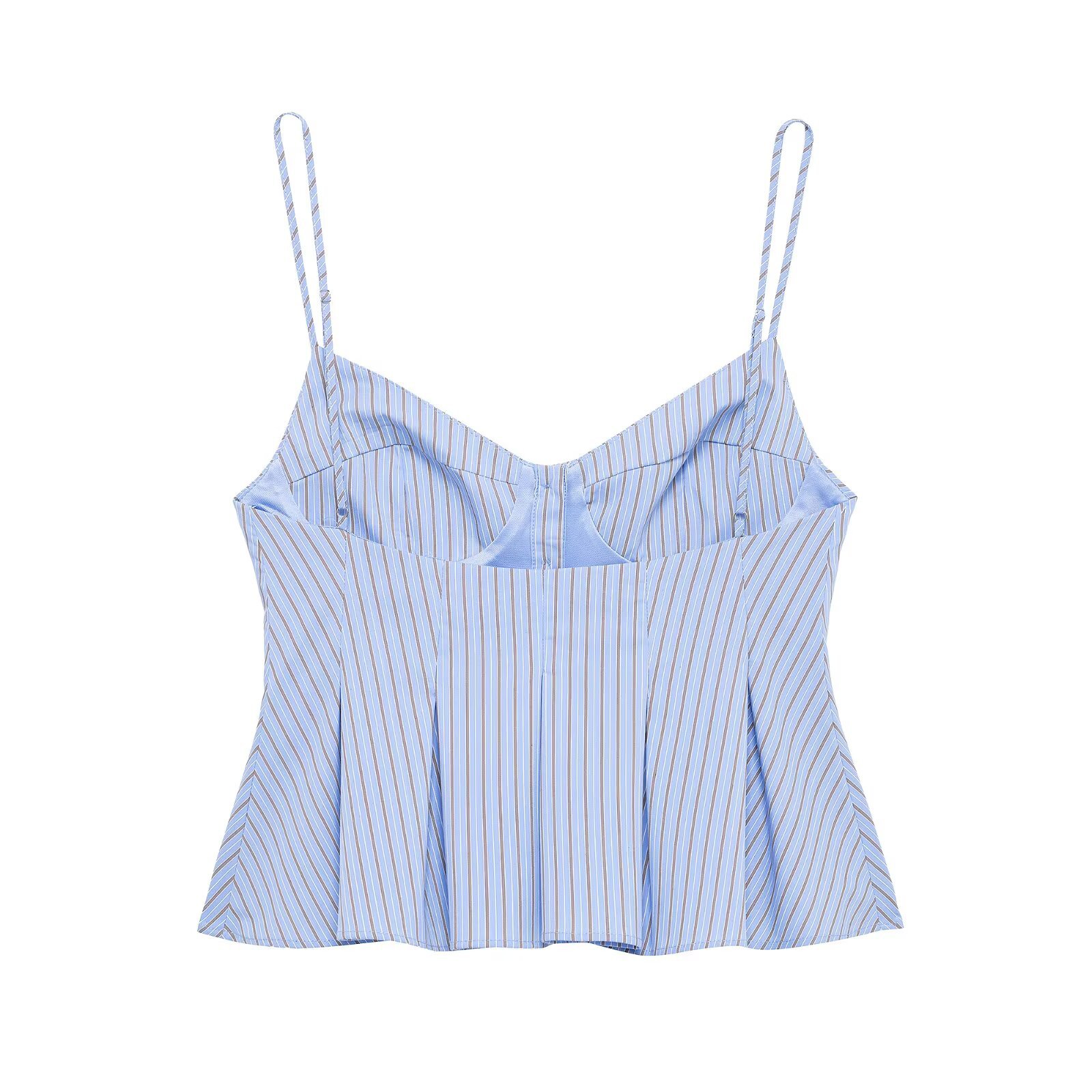 Urban Striped Sleeveless Tank Top