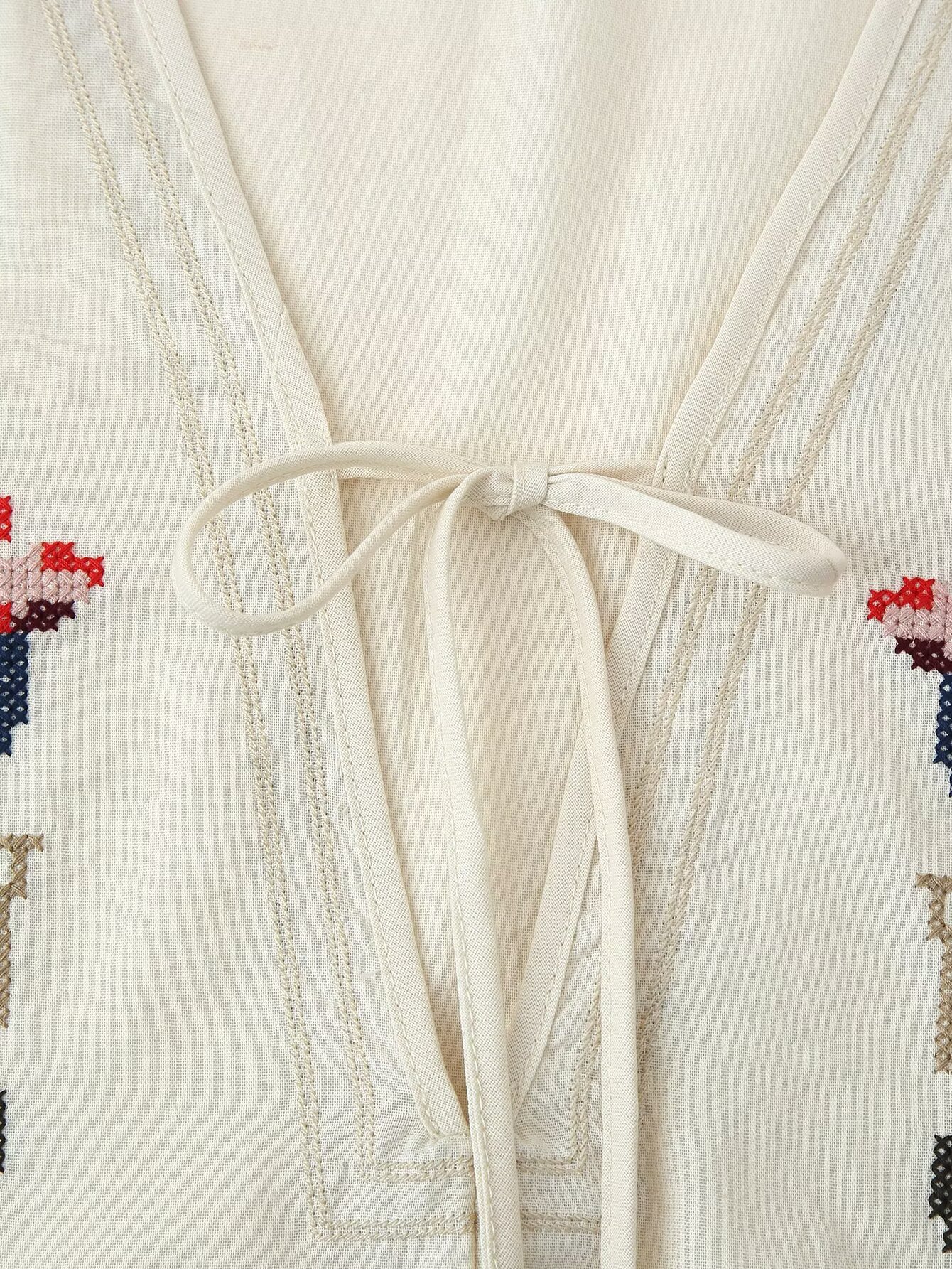 Women's Clothing Floral Embroidery Dress
