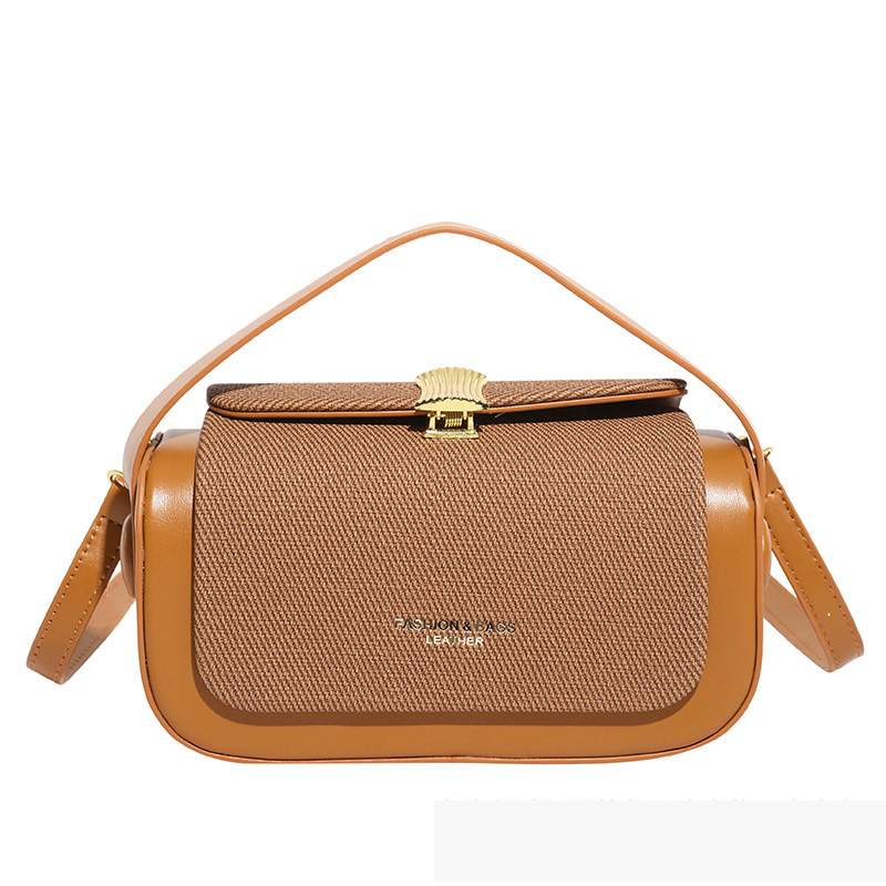Fashionable Trendy Elegant Small Square Bag Shoulder Crossbody Bag Literary Simple Handbag Luxury Retro Box Bag Wholesale