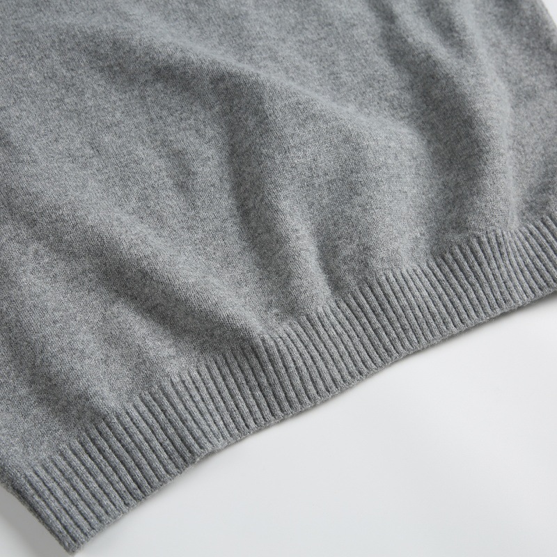 Oversized Japanese Workwear Sweater Accent Seams