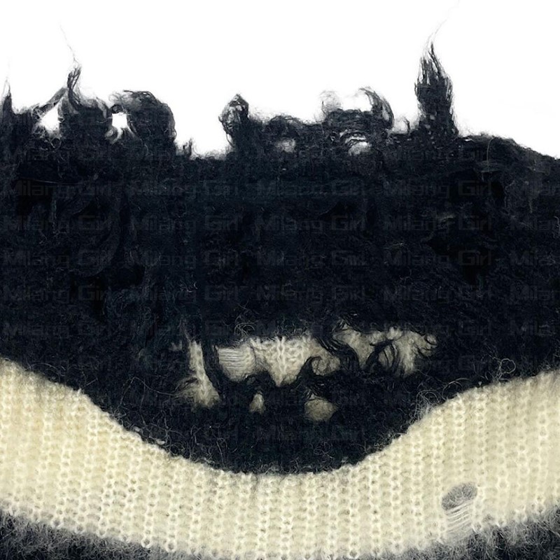Oversized Viscose Space Print Sweater