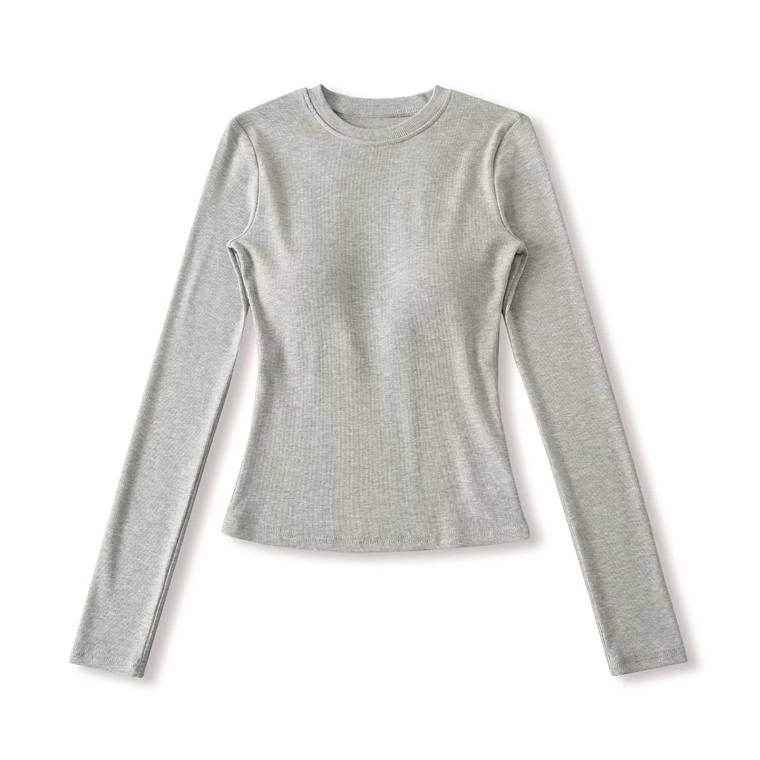 Japanese Crew Quilted Plain Slim-Fit Base-Layer Tee