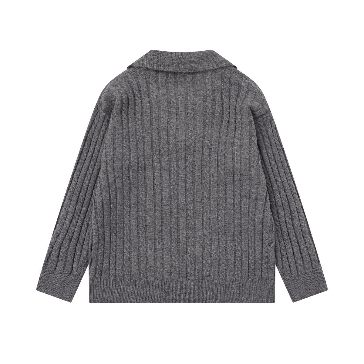 Streetwear Oversized Solid Long Sleeve Sweater