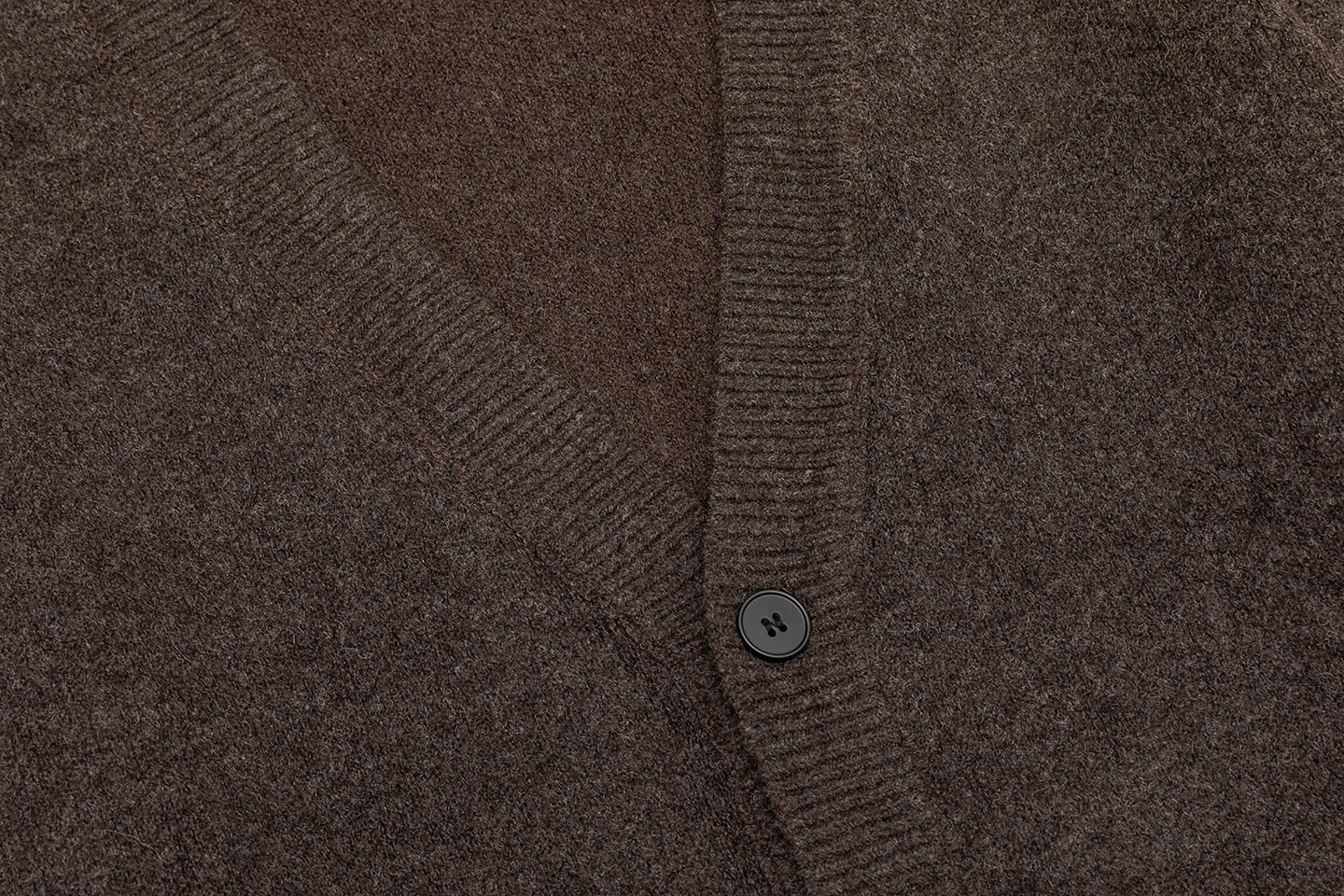 Slouchy Plain Polyester Cardigan