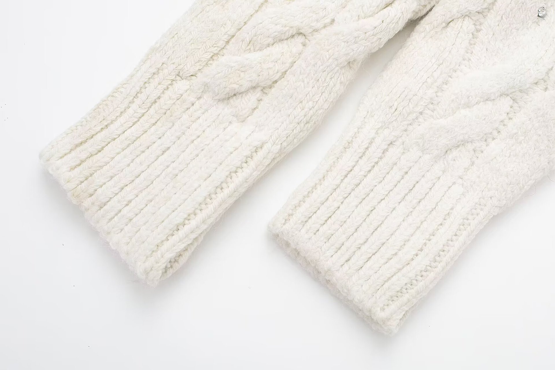 Bright eight ply knitted sweater
