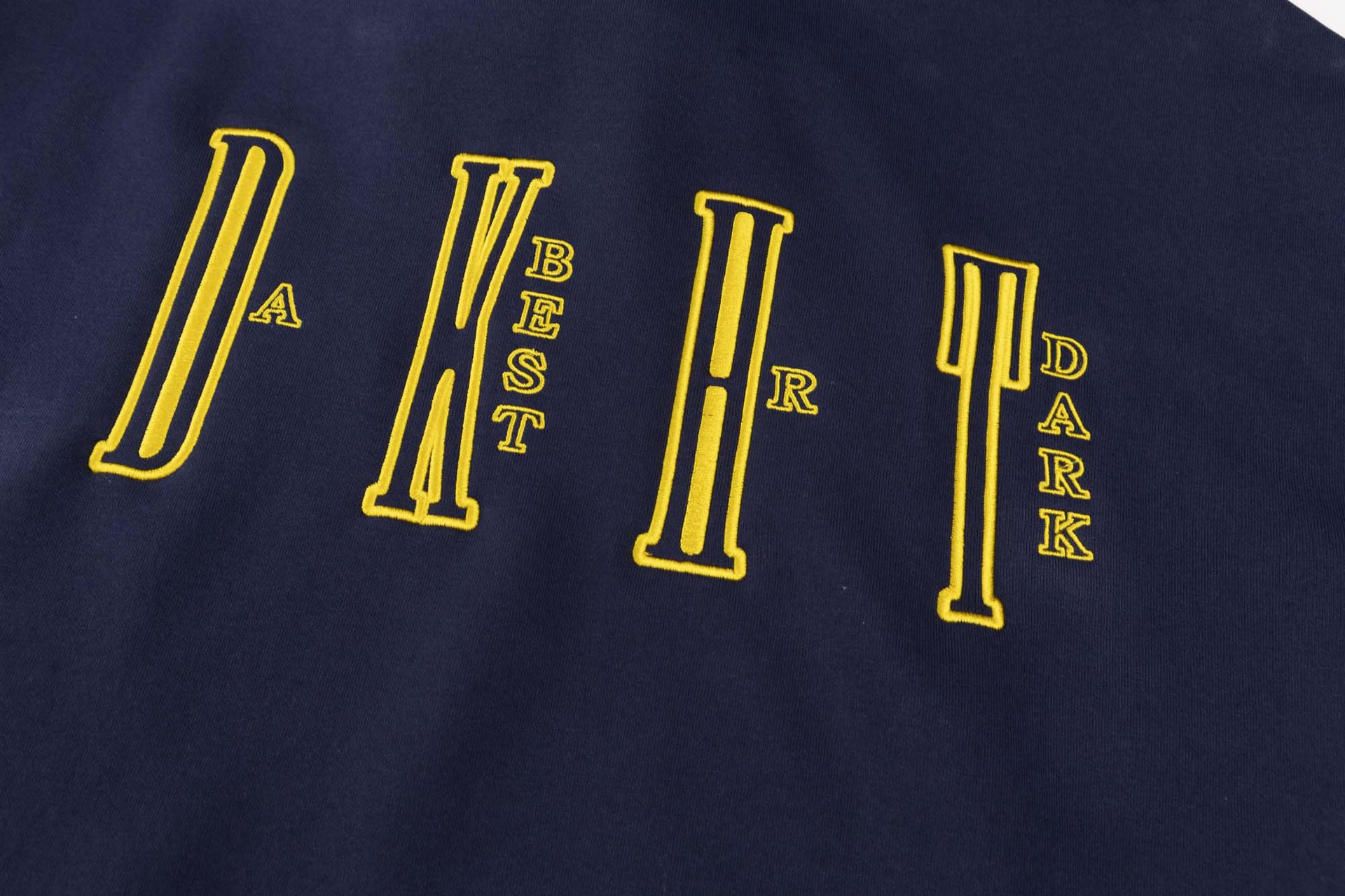 Streetwear Embroidered Initial Oversized Cotton Hoodie