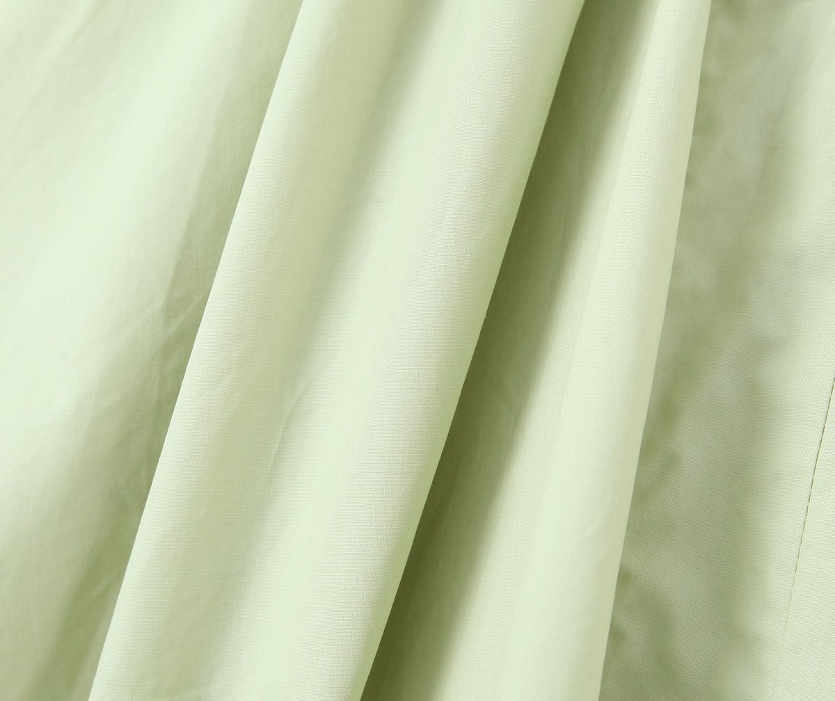 Sleeveless Strap-Neck Cotton Solid Fresh Flared Mid-Rise Dress