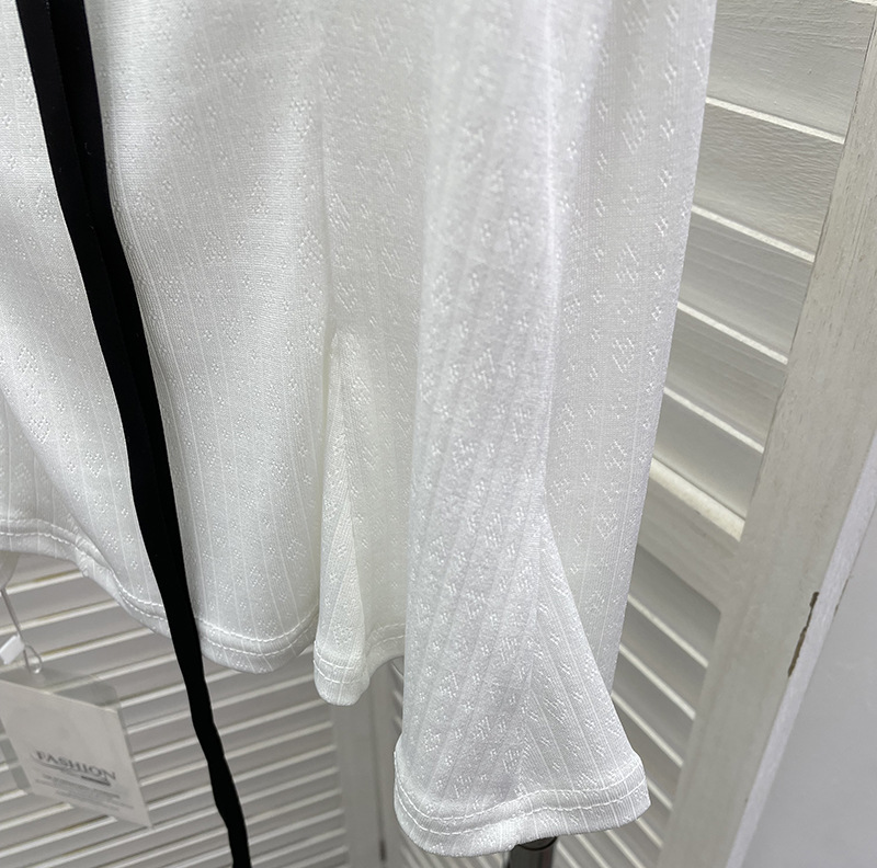 Ruffled Asymmetric Sleeveless Ribbon Knot Top