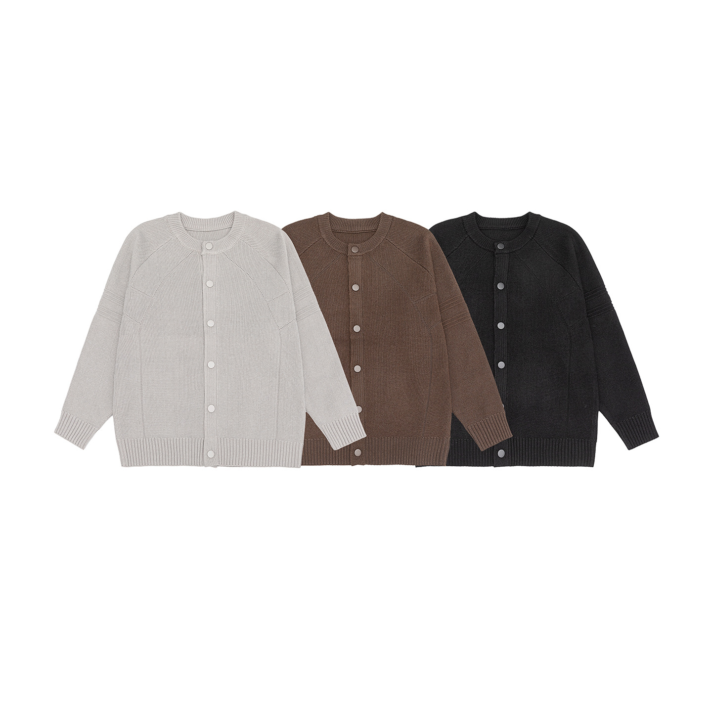 Jacquard Oversized Cardigan