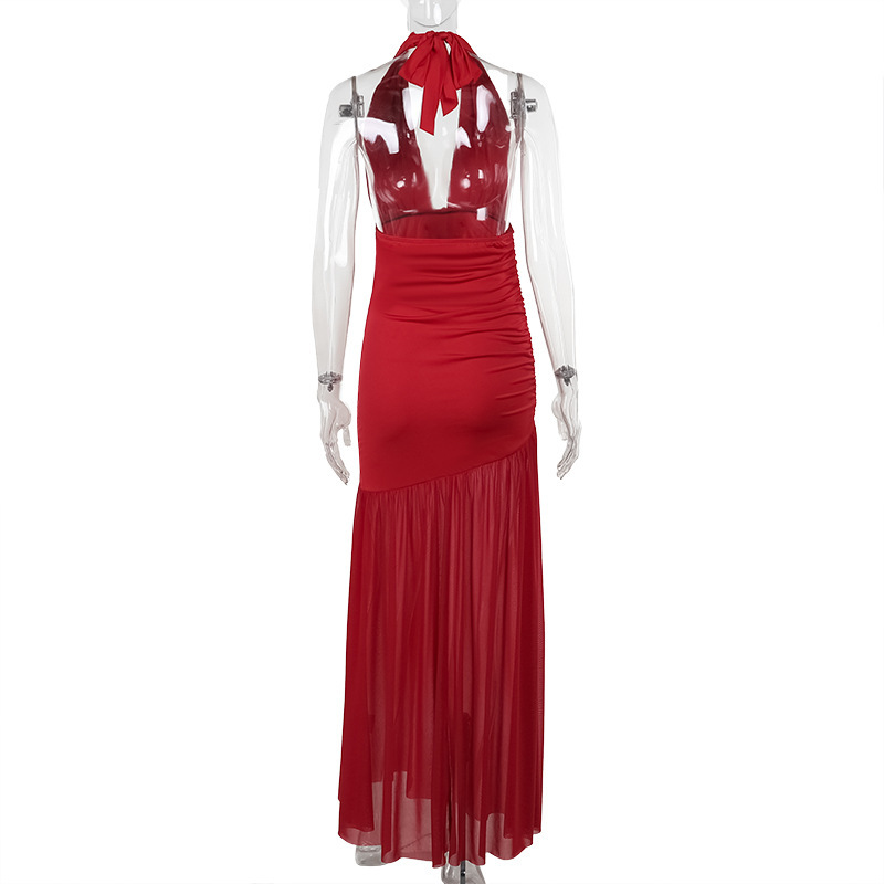 Contour Halter Dress