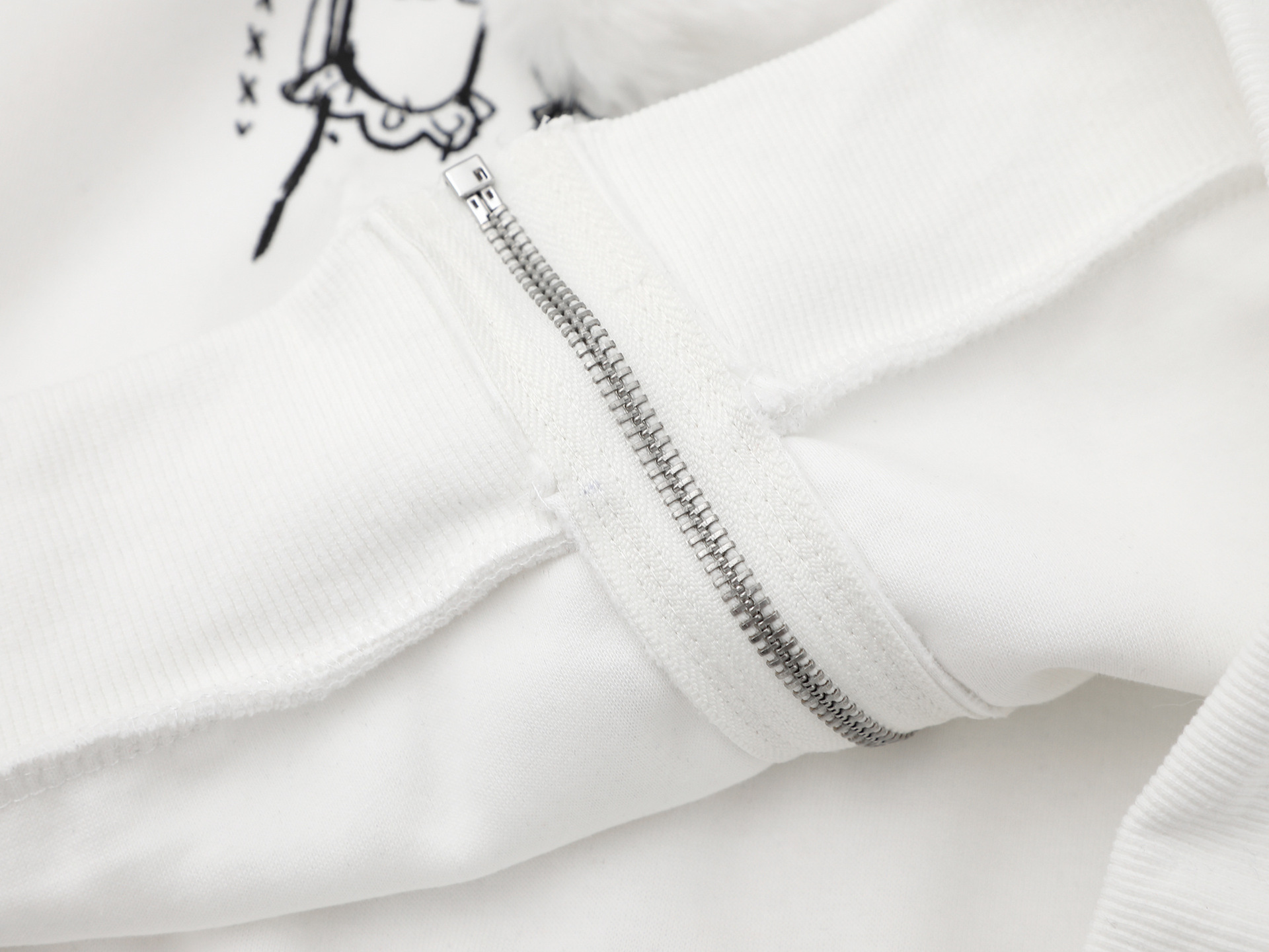 American Vintage Graphic Oversized Long Sleeve Hoodie