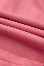 Mineral Red Terry Zipped Collar Sleeveless Drawstring Waist Mini Dress - Image 15