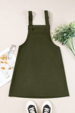 Vineyard Green Corduroy Front Pockets Overall Dress - Image 12