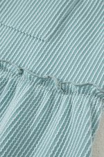 Canton Textured Patched Pocket Frilly Mini Dress - Image 15