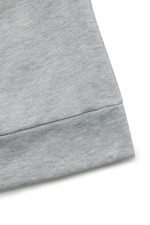 Gray Glitter Bow High Waist Sweatshirt Dress - Image 7