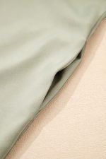 Laurel Green Plain Buttoned Collar T Shirt Dress - Image 11