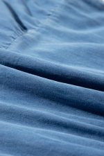 Blue Sleeveless Tiered Chambray Maxi Dress - Image 8