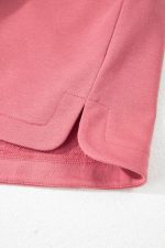 Mineral Red Terry Zipped Collar Sleeveless Drawstring Waist Mini Dress - Image 13