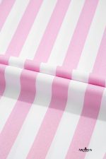 Rose Striped Long Sleeve Buttons Loose Mini Dress - Image 16