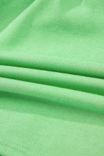 Light Green French Terry Drawstring Mini Skort with Pockets - Image 14