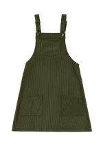 Vineyard Green Corduroy Front Pockets Overall Dress - Image 19
