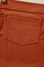 Cinnamon Corduroy Front Pockets Overall Dress - Image 11