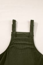 Vineyard Green Corduroy Front Pockets Overall Dress - Image 13