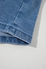 Ashleigh Blue Drawstring High Waist Casual Denim Shorts - Image 10